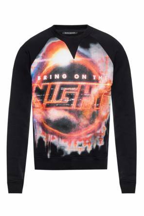 Sweatshirt with a printed logo, zdjęcie 1 Sweatshirt with a printed logo od Balmain